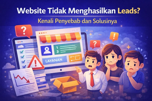 Website Tidak Menghasilkan Leads? Kenali Penyebab dan Solusinya