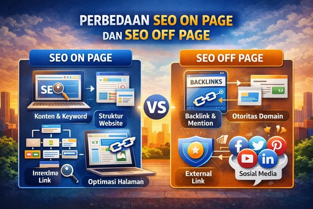 perbedaan seo off page dan seo on page
